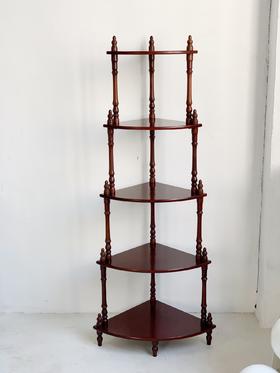 【苏州】欧洲1960s中古扇形置物架 五层角架
