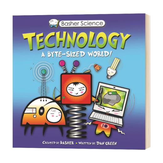世界上酷酷的科学书 科技 英文原版 Basher Science Technology 英文版少儿英语科普绘本 进口原版书籍 商品图1