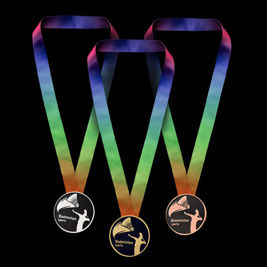 奖牌挂牌定制定做金属马拉松金牌篮球足球羽毛球乒乓球比赛奖杯 商品图3