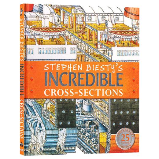 不可思议的大剖面 英文原版 Stephen Biesty's Incredible Cross-Sections 25周年版 斯蒂芬·比斯蒂 英文版 进口书 商品图1