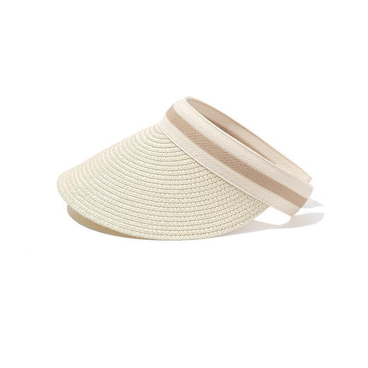 「数款颜色可选」夏季防晒遮阳大檐草帽 太阳空顶帽防紫外线户外亲子帽配饰 商品图7