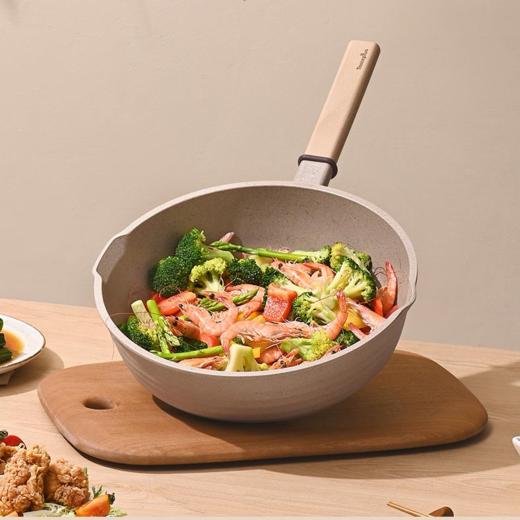 【已下架】悦味 元麦陶土不粘平底锅28cm[福利品] 商品图3