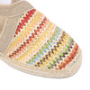 断码特价39码&40码——西班牙原产手工制作时尚轻便超舒适女款草编鞋301MA彩虹色 商品缩略图6