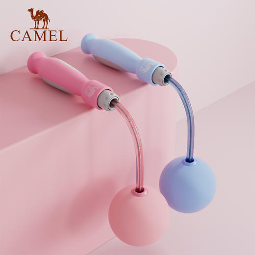 【积分兑换】骆驼无绳跳绳健身减肥运动男女专业燃脂负重有绳成人学生钢丝绳子 YL32254419 商品图0