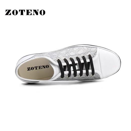 左天奴/ZOTENO 男鞋新款头层牛皮高尔夫鞋透气休闲鞋G308 商品图1