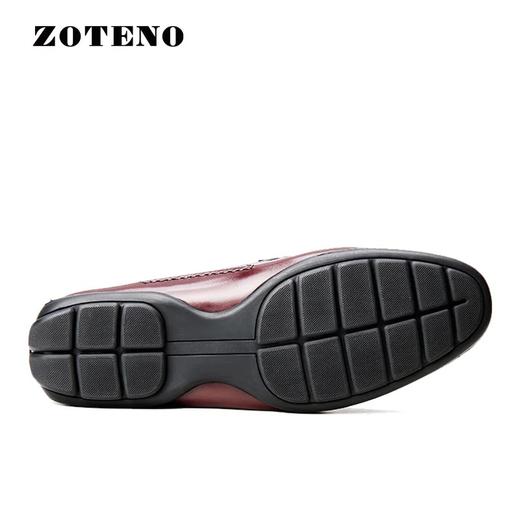 左天奴/ZOTENO 鞋商务休闲皮鞋牛皮软底乐福鞋皮鞋3128 商品图1