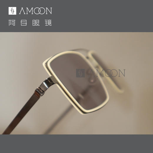 阿目&lindberg 个性方框太阳镜 商品图1