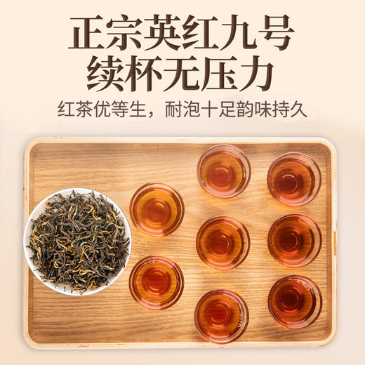 传奇会茶叶 英德红茶  正宗英红九号广东特产特级浓香型工夫红茶茶叶礼盒装250g 商品图4