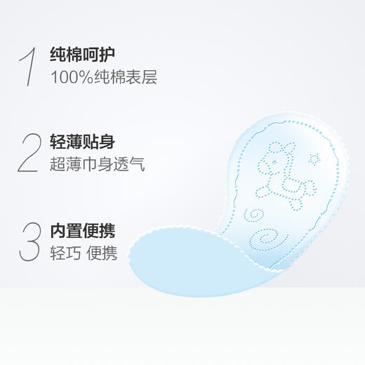 七度空间女生护垫18片无香 商品图2
