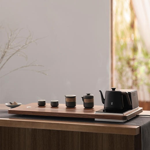 鸣盏 黑胡桃实木茶盘MZ5001[福利品] 商品图5