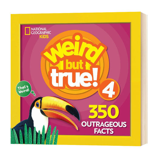 美国国家地理儿童百科 世界真奇妙系列4 英文原版 National Geographic Kids Weird But True 妙趣科学真相真的好奇怪 英文版书籍 商品图0