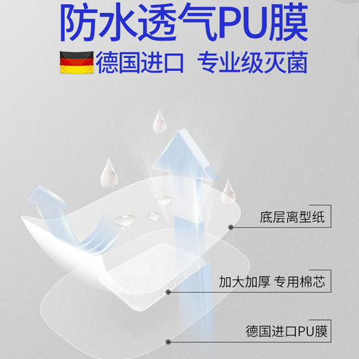 贝莱康婴儿护脐防水贴10片装 商品图3