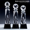 足球创意水晶奖杯定制定做3D内雕比赛冠军运动会mvp奖杯足球奖牌 商品缩略图1