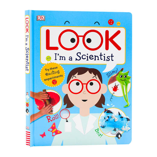 我是小小科学家 英文原版 Look I'm a Scientist DK 儿童STEM科学实验启蒙 激发孩子创造力想象力 亲子读物 精装 英文版书籍 商品图0