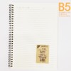 简约B5 PP面金属铁圈笔记横线本子高中学生课堂笔记办公会议记录日常随手记手账1本 商品缩略图0