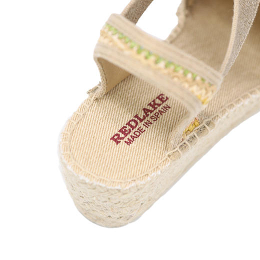 断码特价39码&40码——西班牙原产手工制作时尚轻便超舒适女款草编鞋301MA彩虹色 商品图5