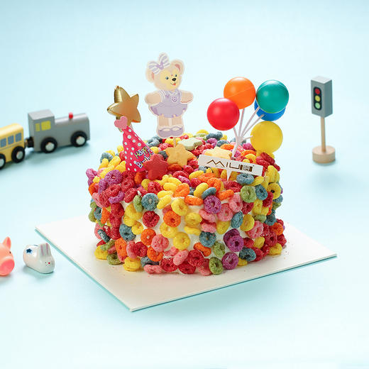 七彩唛唛圈蛋糕 商品图0