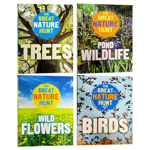自然狩猎系列4册 英文原版 The Great Nature Hunt 4 Copy 小学自然教育科普绘本 英文版 进口英语书籍 商品图1