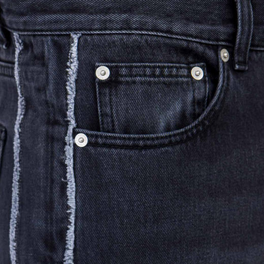 ALEXANDER MCQUEEN 亚历山大.麦昆 男士棉质休闲牛仔裤 蓝色 677771 QSY14 1001 商品图2