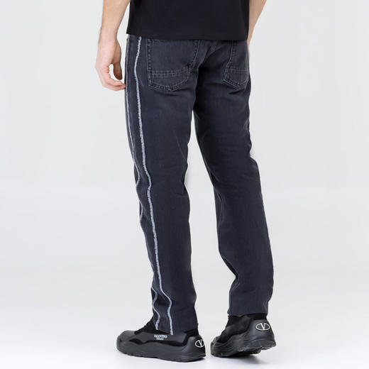 ALEXANDER MCQUEEN 亚历山大.麦昆 男士棉质休闲牛仔裤 蓝色 677771 QSY14 1001 商品图1