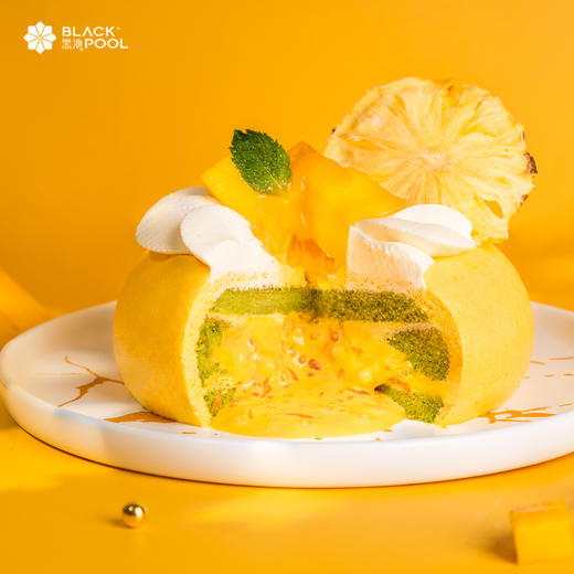 （贪吃）【爆爆芒蛋糕】时令芒果 杨枝甘露爆浆流心 升级斑斓戚风胚 清爽且Q弹 商品图4