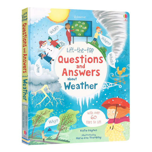 你问我答科普翻翻书系列 天气 英文原版 Lift the Flap Questions and Answers Weather 少儿认知科普绘本 英文版英语百科知识启蒙 商品图0