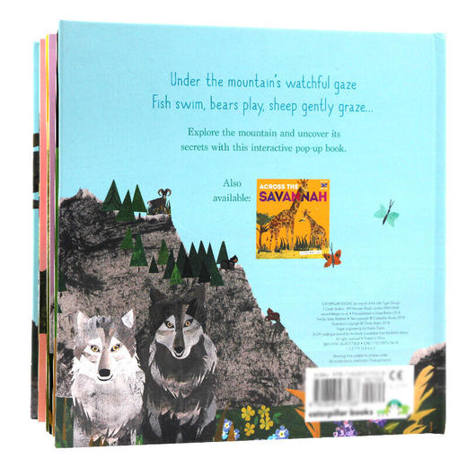 在大山 英文原版 On the Mountain 自然动物主题认知 精装3D翻翻书 儿童英语启蒙科普百科图画书 英文版进口原版书籍 精装 商品图1