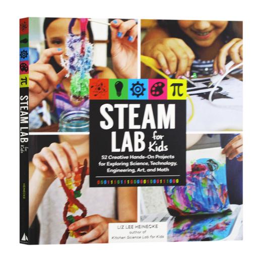 给孩子的STEAM实验室 英文原版 STEAM Lab for Kids 52个动手动脑的创意实验 英文版儿童英语科普读物 进口原版书籍 商品图3