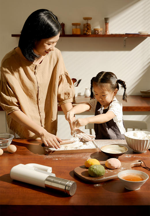 大宇面条机家用全自动小型电动压面机多功能压面机智能手持面条枪MT1 商品图2