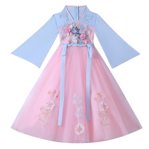 儿童汉服裙中国风古装洋气裙演出服DP8336 商品图2