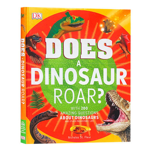 恐龙会吼叫吗 英文原版 Does a Dinosaur Roar DK 恐龙百科科普读物 儿童英语课外阅读书籍 英文版进口原版书 商品图0