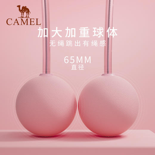 【积分兑换】骆驼无绳跳绳健身减肥运动男女专业燃脂负重有绳成人学生钢丝绳子 YL32254419 商品图1