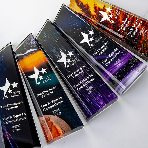 创意水晶奖杯定制定做奖牌刻字团队比赛冠军优秀员工颁奖纪念品 商品图3