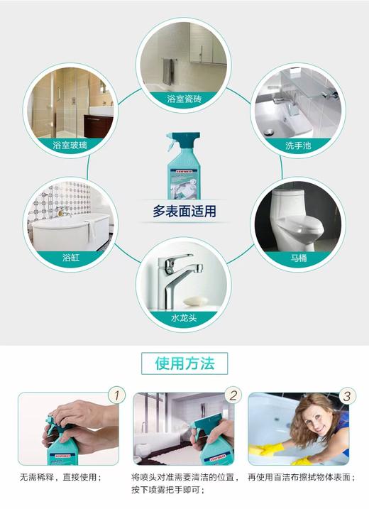 8F LIKUAI利快  利快浴室清洁液 商品图1