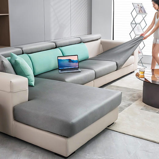 夏季轻奢风冰丝沙发套套全包万能弹力套防猫抓沙发套罩笠现代高端 商品图1