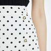 PRICH2022年夏季新款气质高腰A字职场通勤波点中长款鱼尾半身裙PRWHC6401X 商品缩略图2