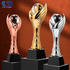 【荣耀之翼】奖杯定制定做创意树脂水晶奖杯篮球足球高尔夫球比赛
