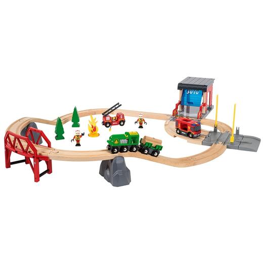 BRIO 声光救援消防署轨道豪华套装BROC33817 商品图1
