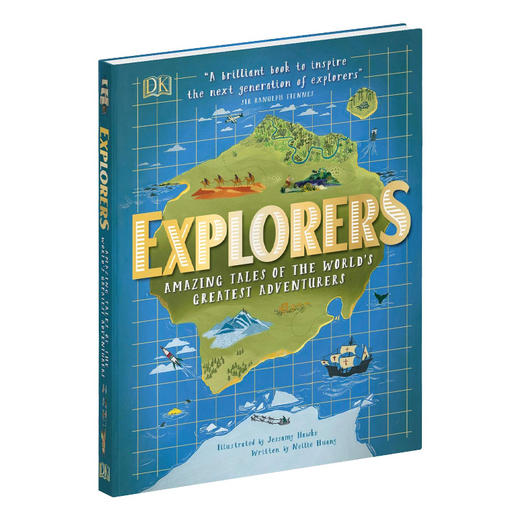 探险家 伟大冒险家的惊奇故事 英文原版 Explorers 儿童英语科普读物 世界自然地理知识 英文版进口原版书籍 商品图0