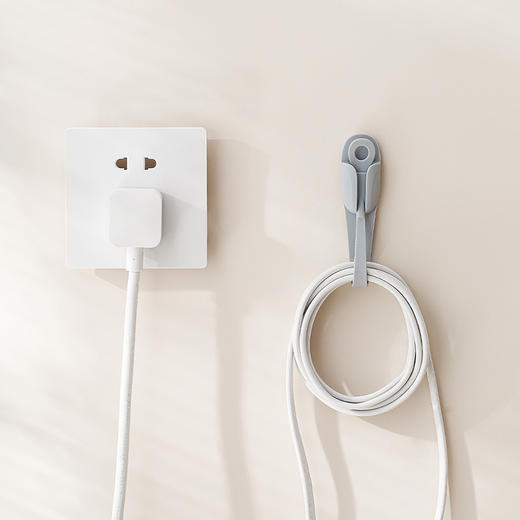 FaSoLa收纳理线器充电线绕线器有线耳机整理硅胶扎带网线束线绑带多功能手机线电源线集线器固定卡扣缠绕带 商品图0