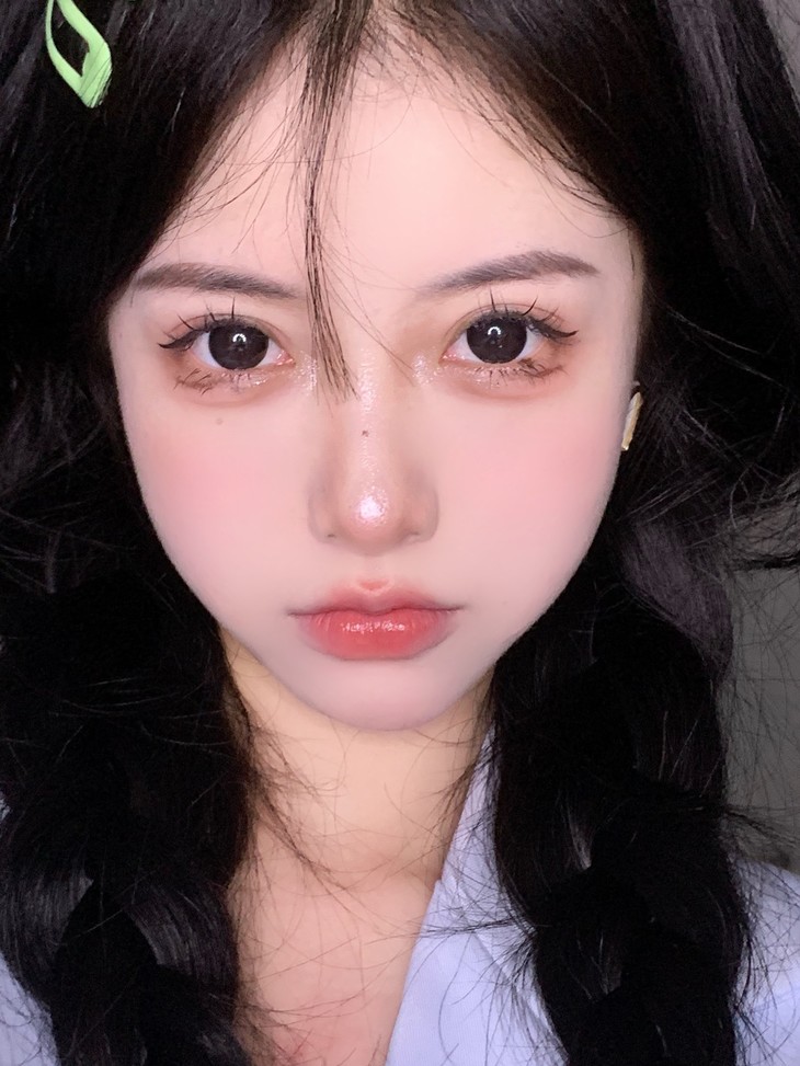 Hanawink年抛隐形眼镜 甜丧黑兔14.5mm 1副/2片-VVCON美瞳商城27