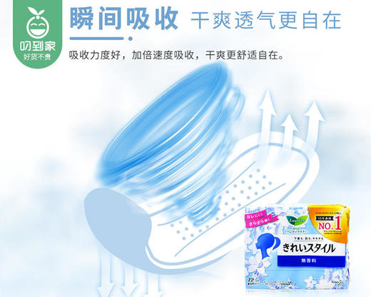 花王乐而雅护垫（无香）/1包（72片*14cm） 商品图1