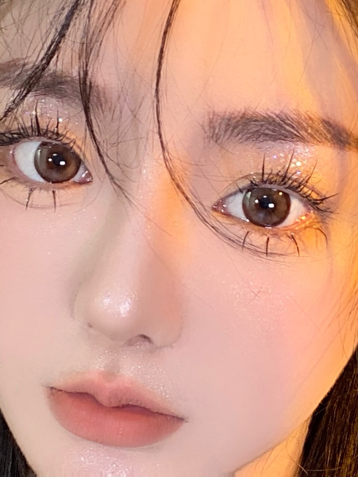 Hanawink年抛隐形眼镜 可可陷阱14.5mm 1副/2片-VVCON美瞳商城24
