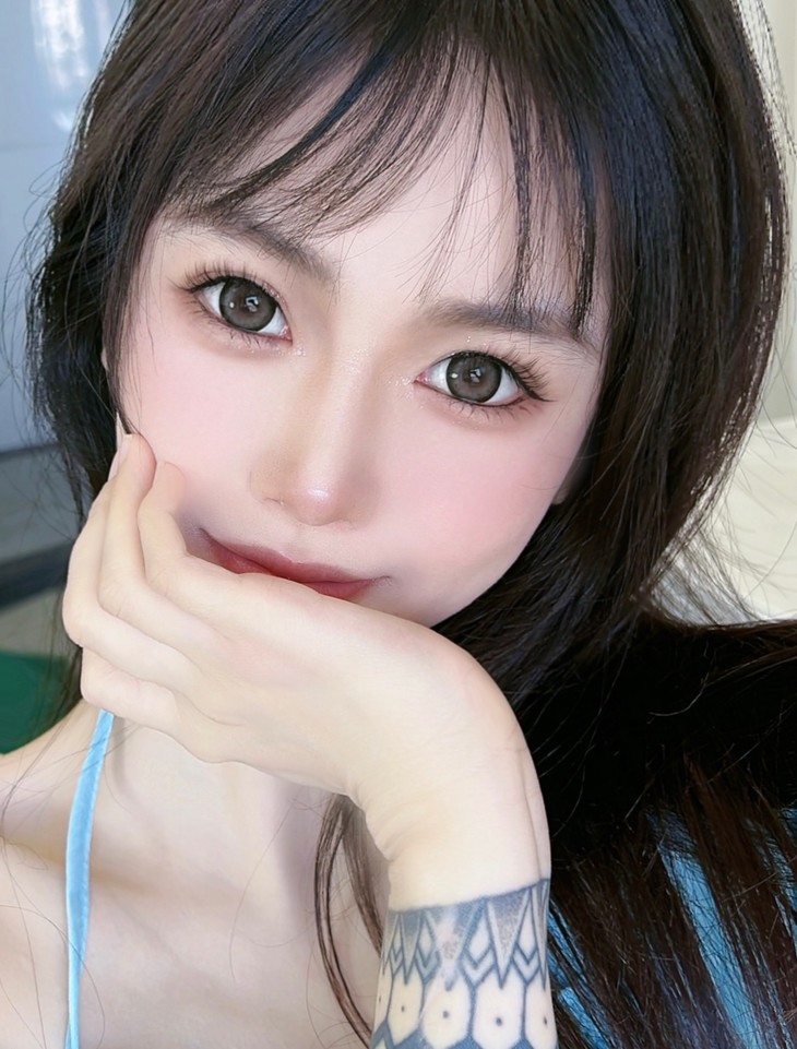 Hanawink年抛隐形眼镜 溏心露珠14.5mm 1副/2片-VVCON美瞳商城18
