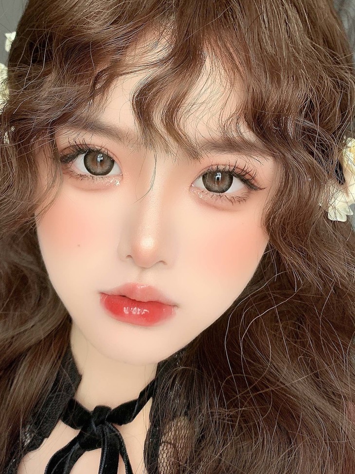 Hanawink年抛隐形眼镜 溏心露珠14.5mm 1副/2片-VVCON美瞳商城14