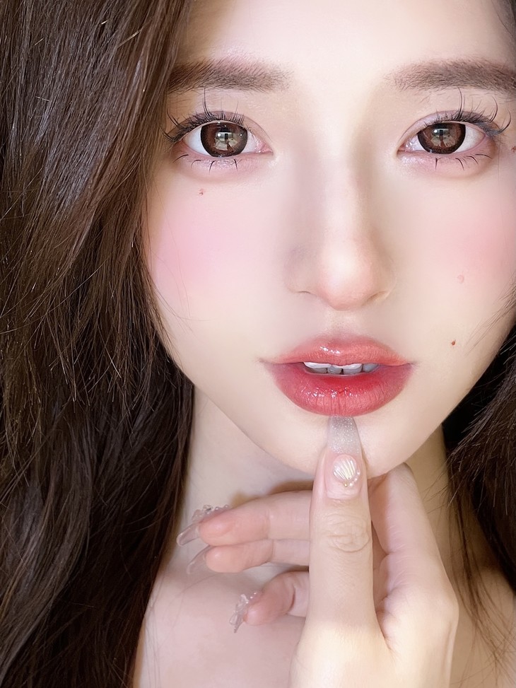 Hanawink年抛隐形眼镜 酒渍杨梅14.5mm 1副/2片-VVCON美瞳商城16