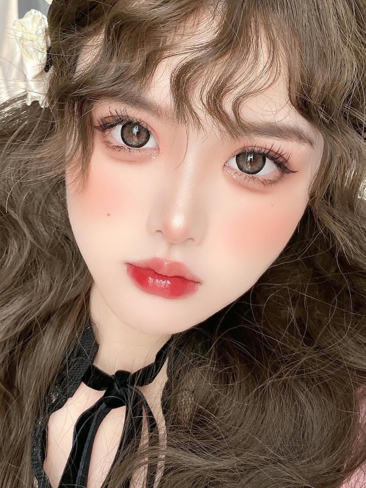 Hanawink年抛隐形眼镜 溏心露珠14.5mm 1副/2片-VVCON美瞳商城13