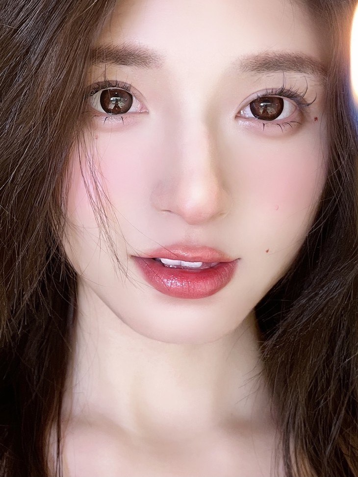 Hanawink年抛隐形眼镜 酒渍杨梅14.5mm 1副/2片-VVCON美瞳商城15