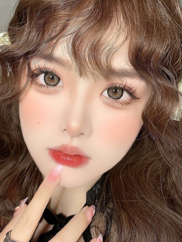 Hanawink年抛隐形眼镜 溏心露珠14.5mm 1副/2片-VVCON美瞳商城15