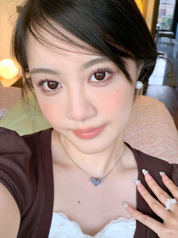 Hanawink年抛隐形眼镜 酒渍杨梅14.5mm 1副/2片-VVCON美瞳商城19
